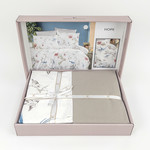 Постельное белье First Choice HOPE хлопковый ранфорс grey евро, фото, фотография