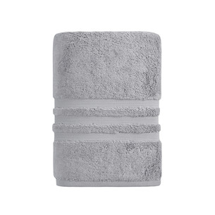 Полотенце для ванной Soft Cotton PREMIUM хлопковая махра светло-серый 50х100