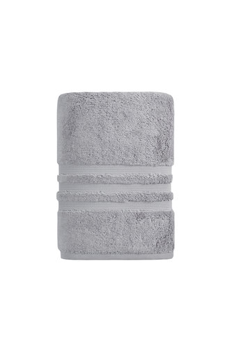 Полотенце для ванной Soft Cotton PREMIUM хлопковая махра светло-серый 50х100, фото, фотография