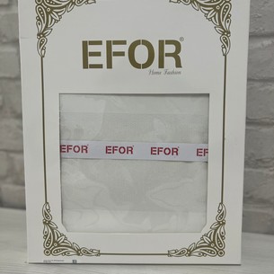 Скатерть прямоугольная Efor DORE жаккард кремовый 160х220