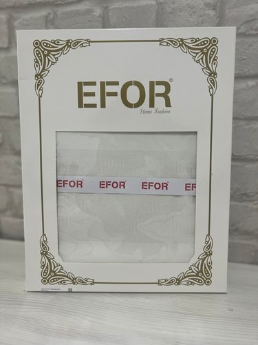 Скатерть прямоугольная Efor DORE жаккард кремовый 160х220, фото, фотография