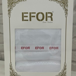 Скатерть прямоугольная Efor DORE жаккард белый 160х220