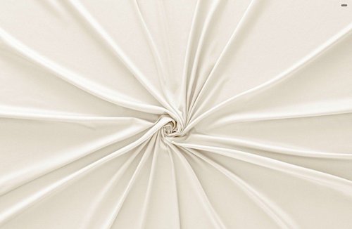 Простынь на резинке Tivolyo Home хлопковый сатин делюкс кремовый 100х200, фото, фотография