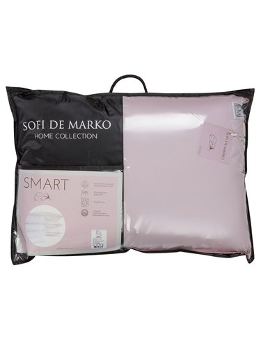 Подушка Sofi De Marko SMART гусиный пух+перо/хлопок 50х70, фото, фотография