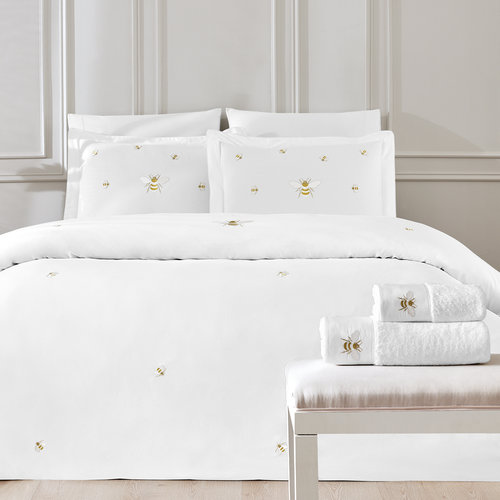 Постельное белье Tivolyo Home BEES хлопковый сатин делюкс евро, фото, фотография