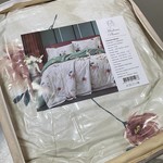 Постельное белье без пододеяльника с одеялом Madame Plumes ENCHANTED хлопковый сатин V6 евро, фото, фотография