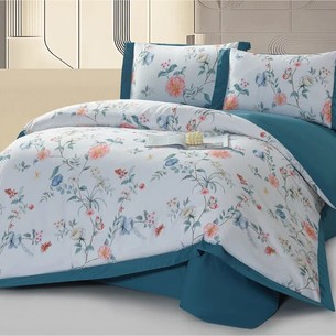 Постельное белье Madame Plumes IRIS хлопковый сатин делюкс V7 евро