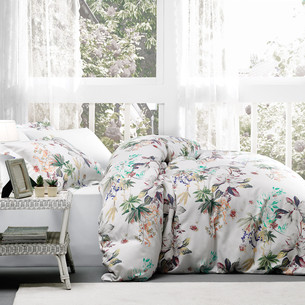 Постельное белье Tivolyo Home HELIGAN OLD хлопковый сатин делюкс евро
