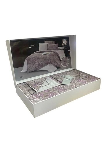 Постельное белье Madame Plumes LAVENDER хлопковый сатин делюкс V1 евро, фото, фотография