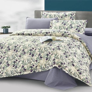 Постельное белье Madame Plumes LAVENDER хлопковый сатин делюкс V9 евро
