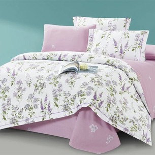 Постельное белье Madame Plumes LAVENDER хлопковый сатин делюкс V11 евро