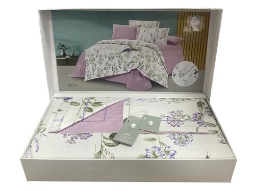 Постельное белье Madame Plumes LAVENDER хлопковый сатин делюкс V11 евро, фото, фотография