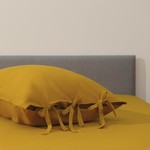 Постельное белье Sofi De Marko АРЕДЕЛЬ лён горчичный евро, фото, фотография