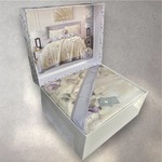 Постельное белье без пододеяльника с одеялом Madame Plumes SERENE тенсель V1 евро, фото, фотография