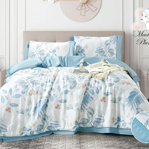 Постельное белье без пододеяльника с одеялом Madame Plumes SERENE тенсель V3 евро