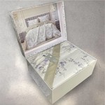 Постельное белье без пододеяльника с одеялом Madame Plumes SERENE тенсель V4 евро, фото, фотография