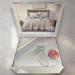 Постельное белье без пододеяльника с одеялом Madame Plumes SERENE тенсель V5 евро, фото, фотография