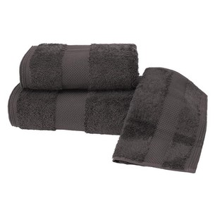 Набор полотенец для ванной 2 пр. Soft Cotton DELUXE хлопковая махра кофейный