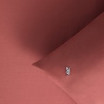 Простынь на резинке с наволочками Sarev NEW SLOW CITY хлопковый поплин pembe 100х200+40, фото, фотография