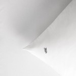 Простынь на резинке с наволочками Sarev NEW SLOW CITY хлопковый поплин beyaz 100х200+40, фото, фотография