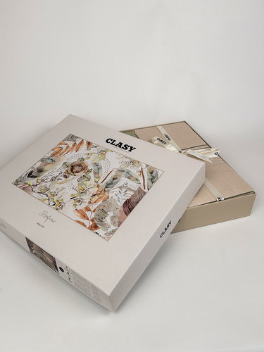 Постельное белье Clasy CAPELLA хлопковый ранфорс V1 евро, фото, фотография