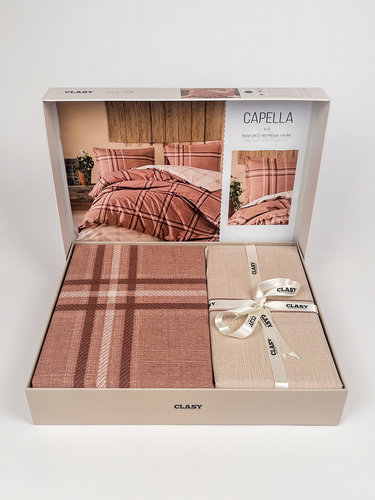 Постельное белье Clasy CAPELLA хлопковый ранфорс V2 евро, фото, фотография