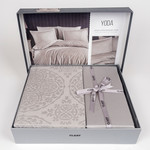 Постельное белье Clasy YODA хлопковый сатин-жаккард V1 евро, фото, фотография