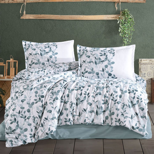 Постельное белье Clasy PUTTO хлопковый ранфорс V1 евро, фото, фотография