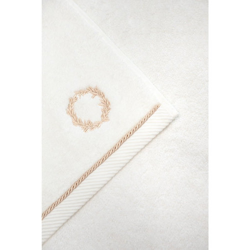 Набор полотенец для ванной 2 пр. Soft Cotton SEHZADE хлопковая махра экрю, фото, фотография