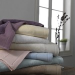 Набор полотенец для ванной 2 пр. Soft Cotton BAMBU бамбуко-хлопковая махра лиловый, фото, фотография