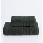 Набор полотенец для ванной 2 пр. Soft Cotton PRESTIGE хлопковая махра хаки, фото, фотография