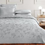 Покрывало пике Tivolyo Home ALVA хлопок серый 240х260, фото, фотография