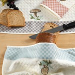 Подарочный набор полотенец для кухни 45х65(3) Meteor DAMA MUSHROOM хлопковая вафля, фото, фотография