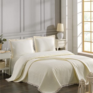 Покрывало DO&CO CALISTA жаккард хлопок кремовый 220х240