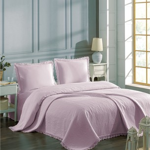 Покрывало DO&CO CALISTA жаккард хлопок лиловый 220х240