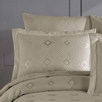 Покрывало гобеленовое DO&CO PETEK жаккард полиэстер бежевый 240х260, фото, фотография