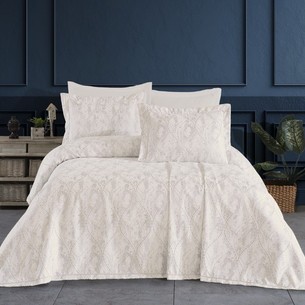 Покрывало гобеленовое DO&CO LULU жаккард полиэстер кремовый 240х260