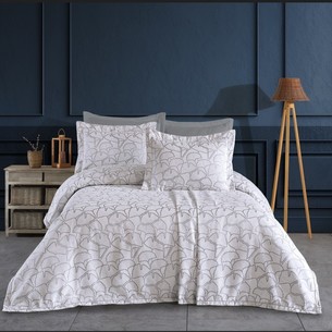 Покрывало гобеленовое DO&CO BERGOMA жаккард полиэстер серый 240х260