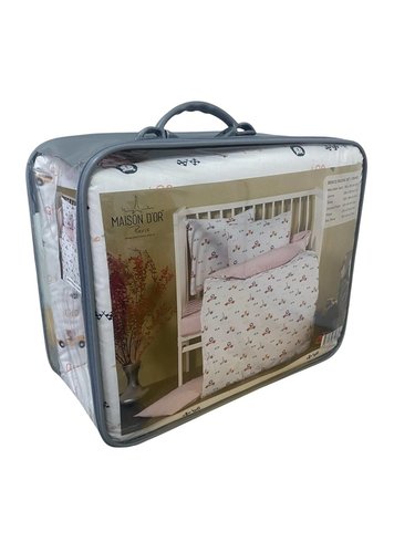 Детское постельное белье в кроватку с одеялом и подушкой Maison Dor BEBICO RACING хлопковый сатин оранжевый, фото, фотография