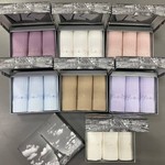 Подарочный набор кухонных полотенец 40х60(3) Maison Dor BRISE APE хлопковая вафля сиреневый, фото, фотография