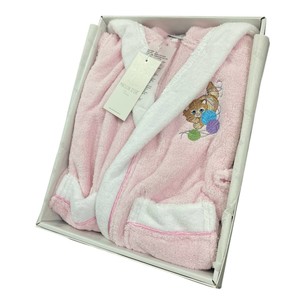 Халат детский Maison Dor STAR хлопковая махра розовый 2 года