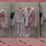 Халат детский Maison Dor STAR хлопковая махра розовый 2 года, фото, фотография