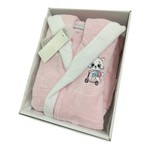 Халат детский Maison Dor STAR хлопковая махра розовый 6 лет, фото, фотография