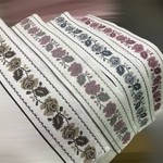 Полотенце для ванной Maison Dor ROSANNA хлопковая махра белый+антрацит 85х150, фото, фотография