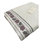 Полотенце для ванной Maison Dor ROSANNA хлопковая махра белый+серый 50х100, фото, фотография