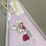 Полотенце-салфетка круглое в подарочной упаковке Maison Dor MAXI BOX хлопковая махра сиреневый D=70, фото, фотография