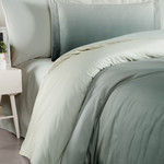 Постельное белье First Choice CAYLEE хлопковый сатин green евро, фото, фотография