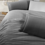 Постельное белье First Choice CAYLEE хлопковый сатин grey евро, фото, фотография