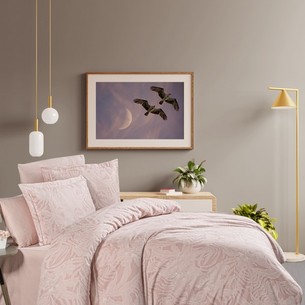 Постельное белье Karven LUCAS хлопковый сатин powder евро