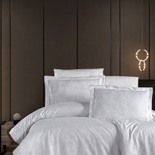 Постельное белье Karven LUCAS хлопковый сатин white евро